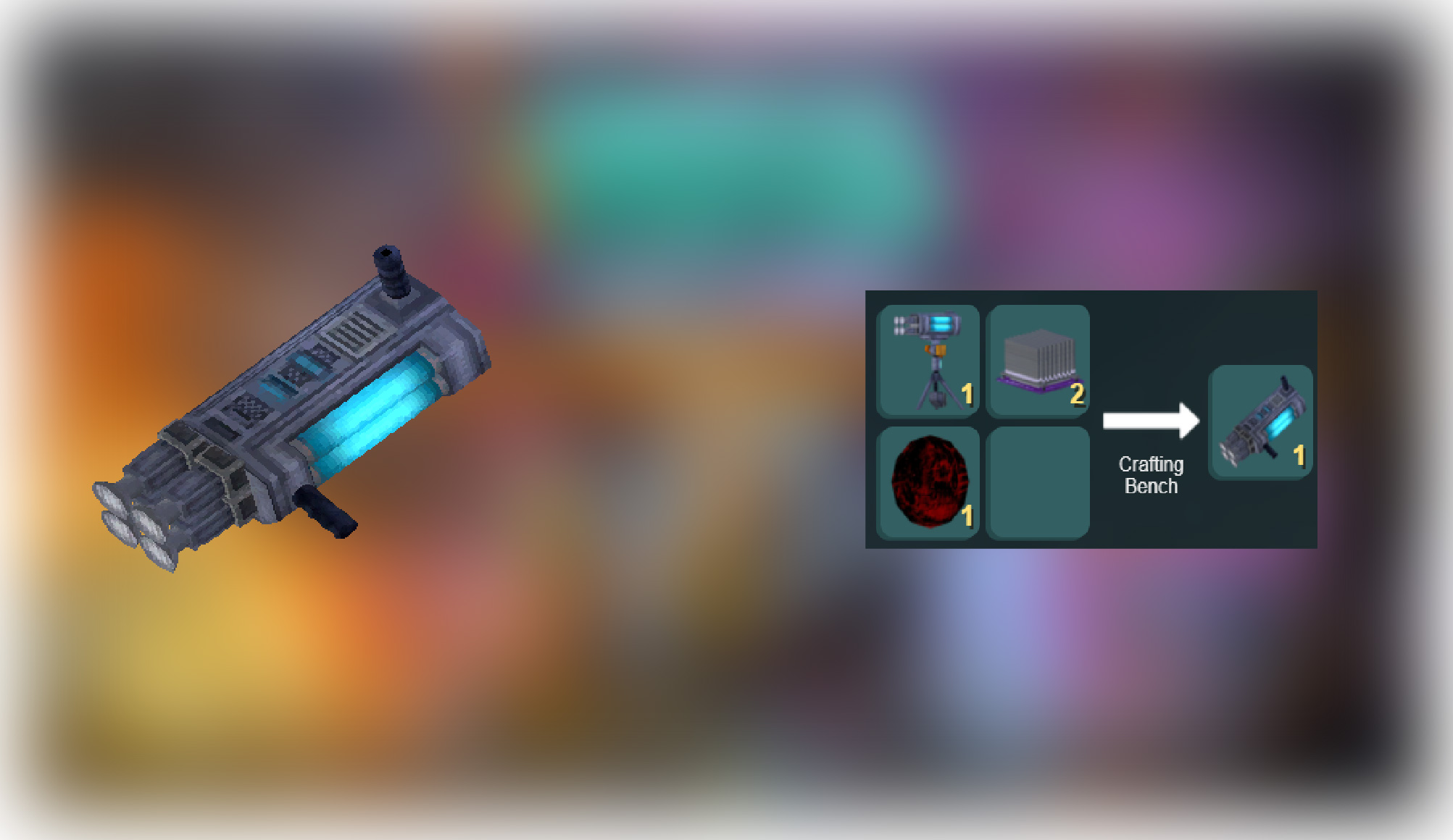X-Ray Lamp and its recipe. (Source: Playstack)