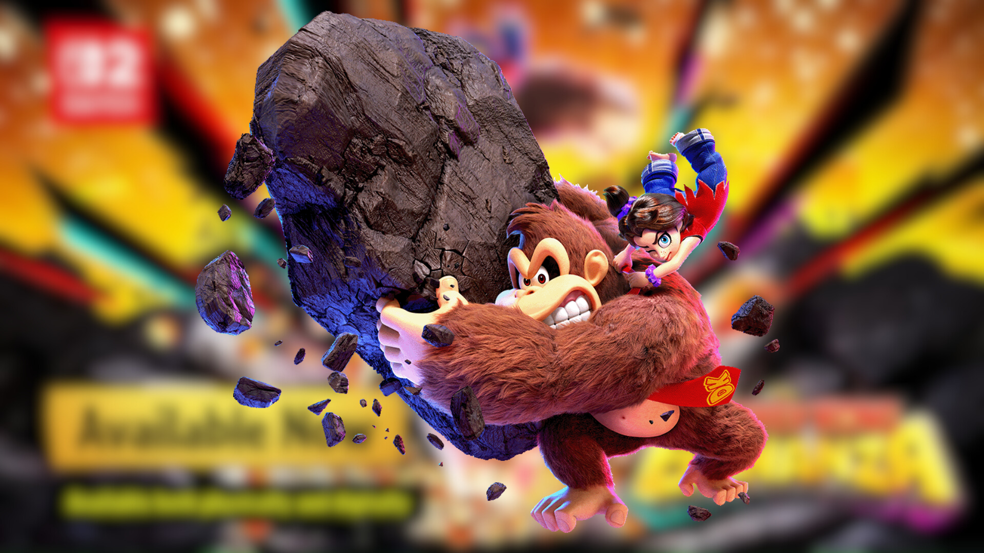 You can unlock some rewards through amiibo figures in Donkey Kong Bananza (Image via Nintendo)