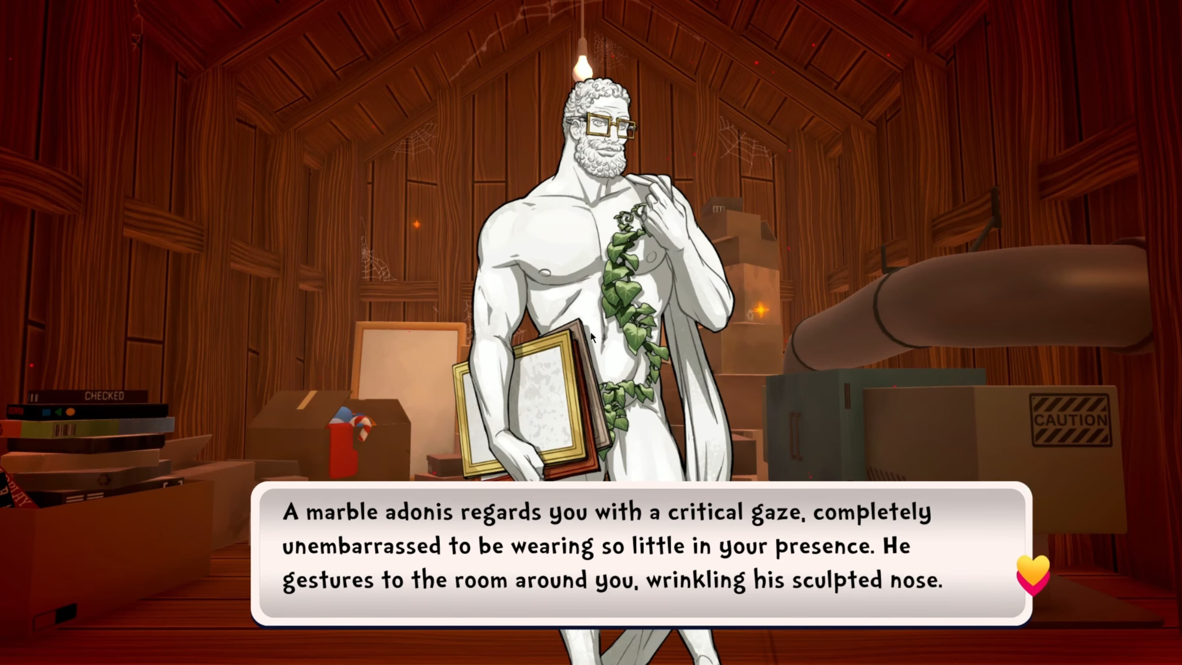 Artt is on the second floor of your attic (Image via Team 17)
