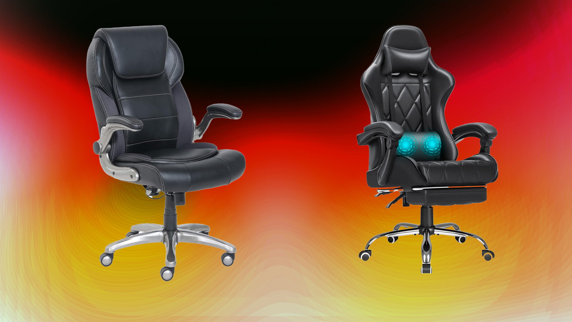 An image showing the two affordable chairs