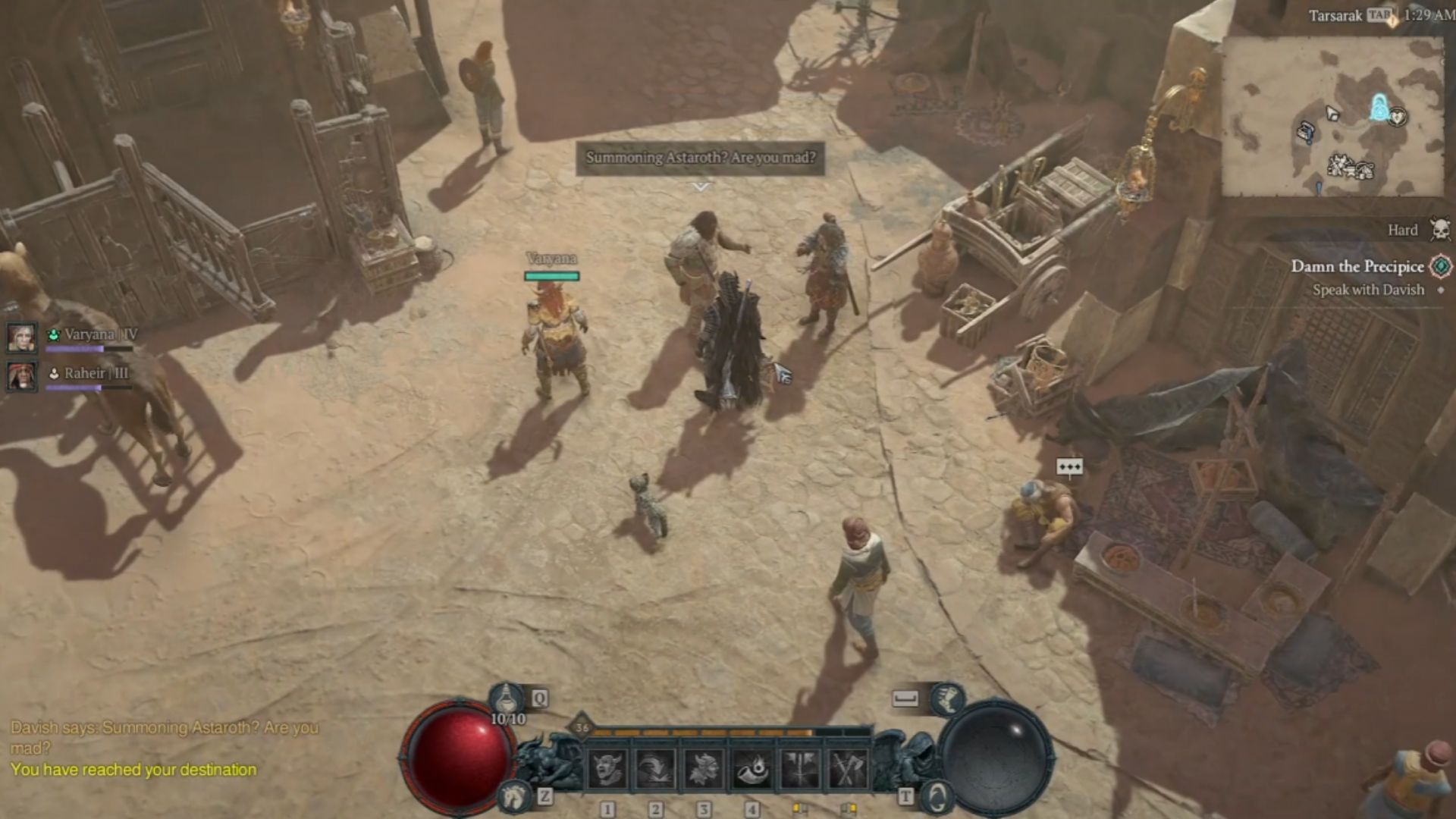 Talk to Davish (Source: Blizzard Entertainment | @LukeNightm2r3/YouTube)