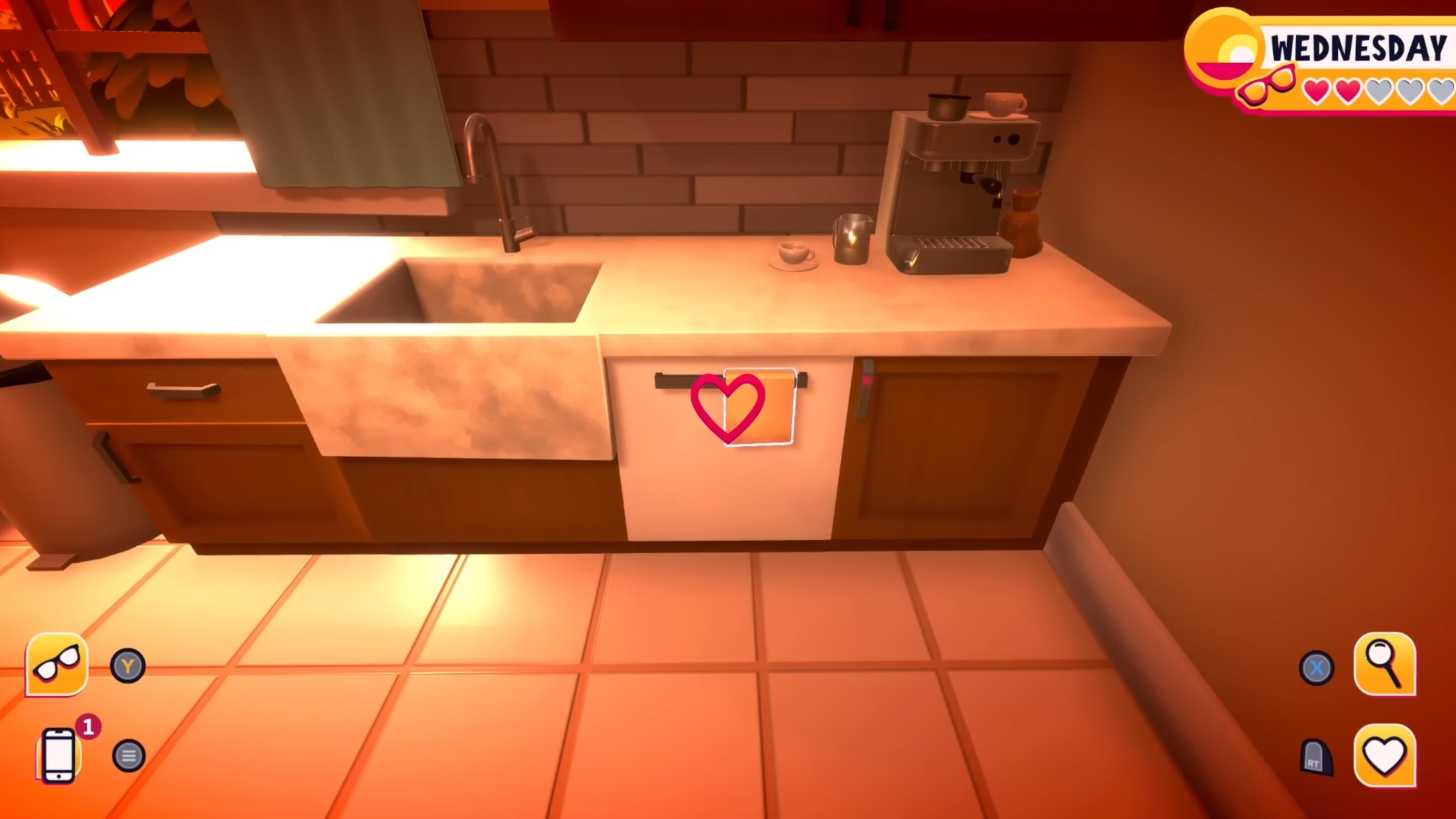 Location of Dishy in Date Everything (Image via Team17)
