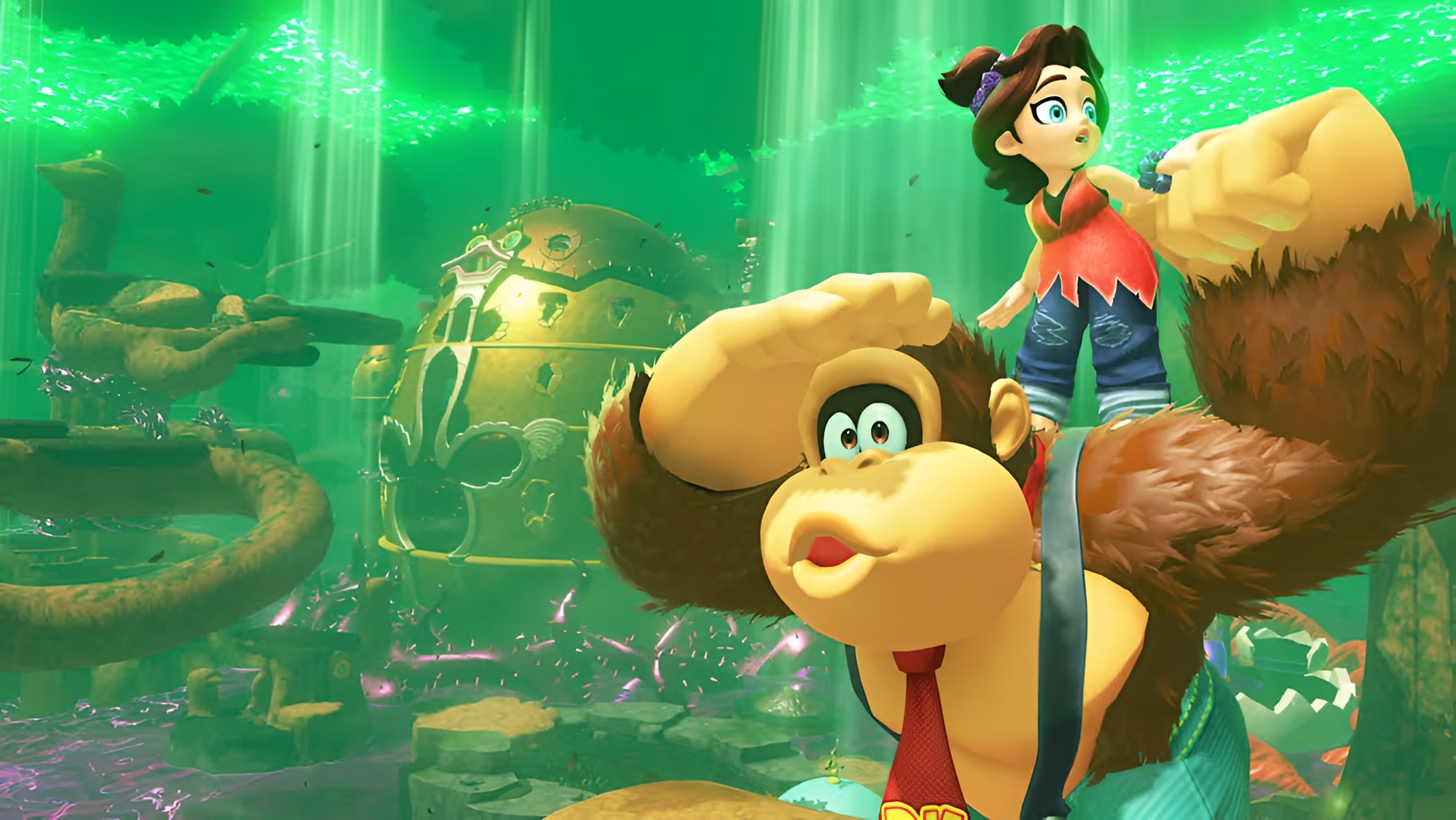 Pauline is also available as a playable character (Image via Nintendo)