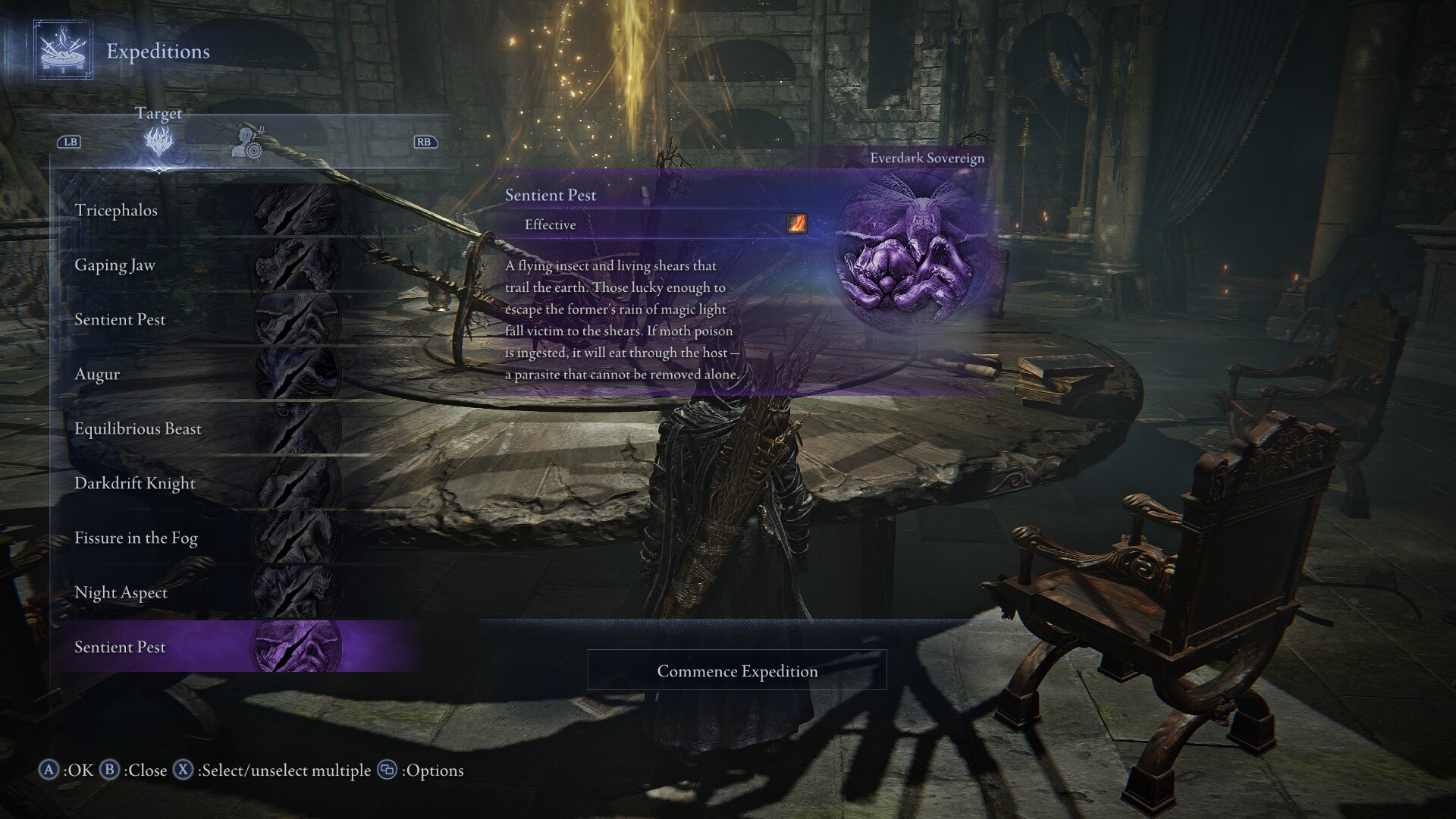 Sentient Pest's Everdark Sovereign (Image via FromSoftware)