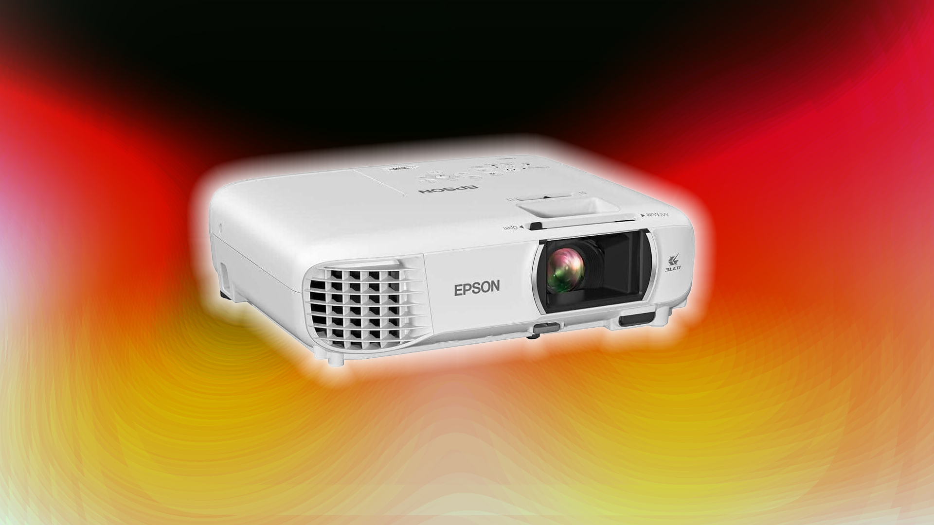 An image showing the EPSON projector for gaming and multimedia