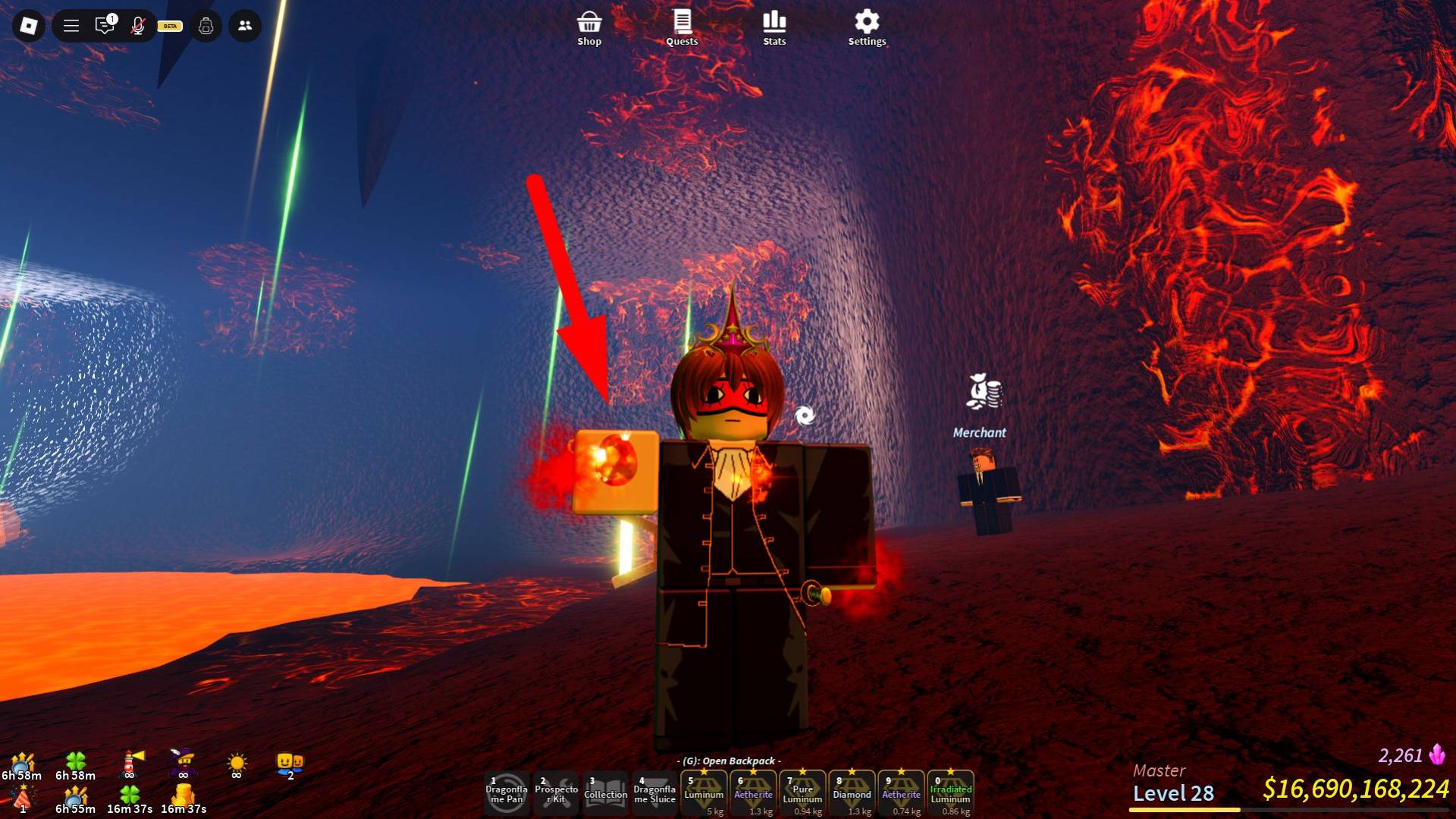 You can find this material with enough luck (Image via Roblox)