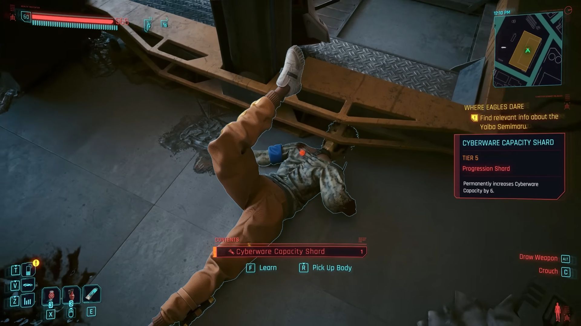 Cyberpunk 2077 Cyberware Capacity Shards