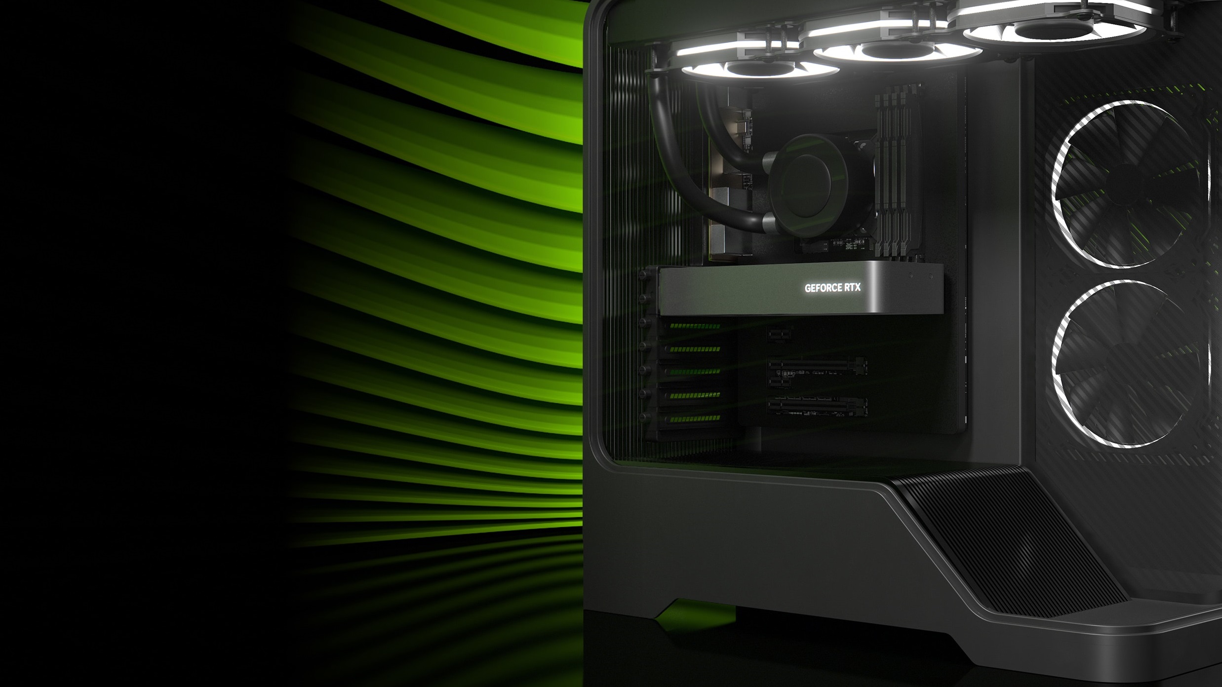 Picture of an Nvidia RTX GPU