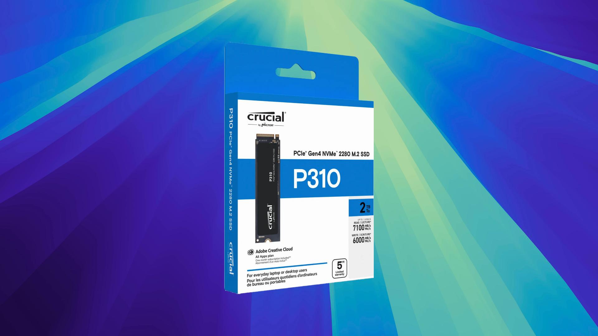 An image of Crucial P310 2 TB SSD