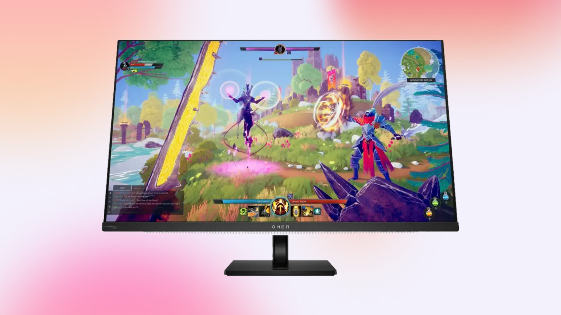 An image of HP Omen Trascend gaming monitor