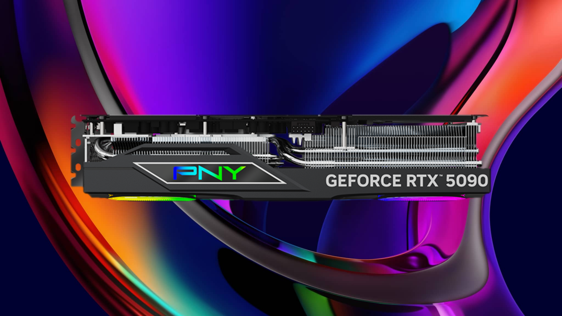 An image of PNY RTX 5090 GPU