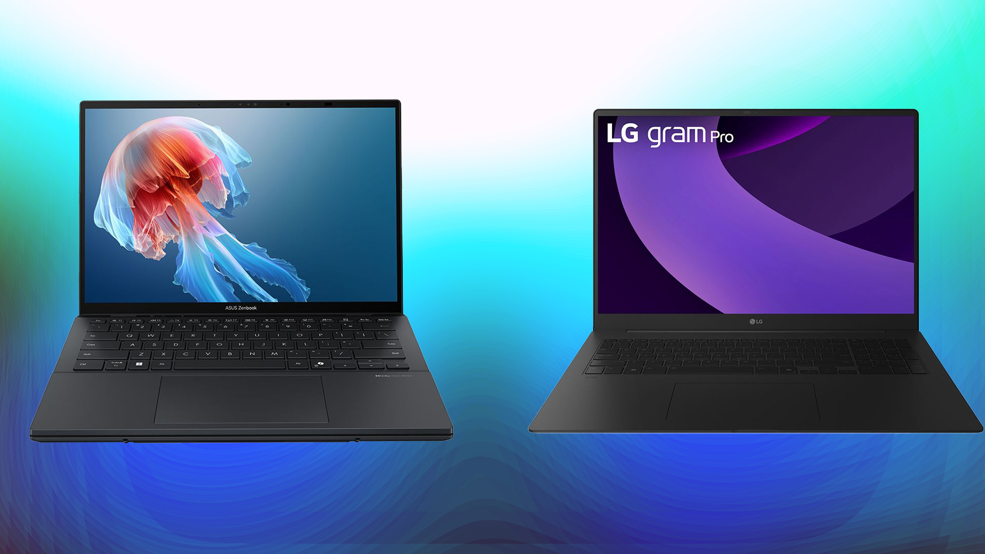 An image showing two Intel laptops