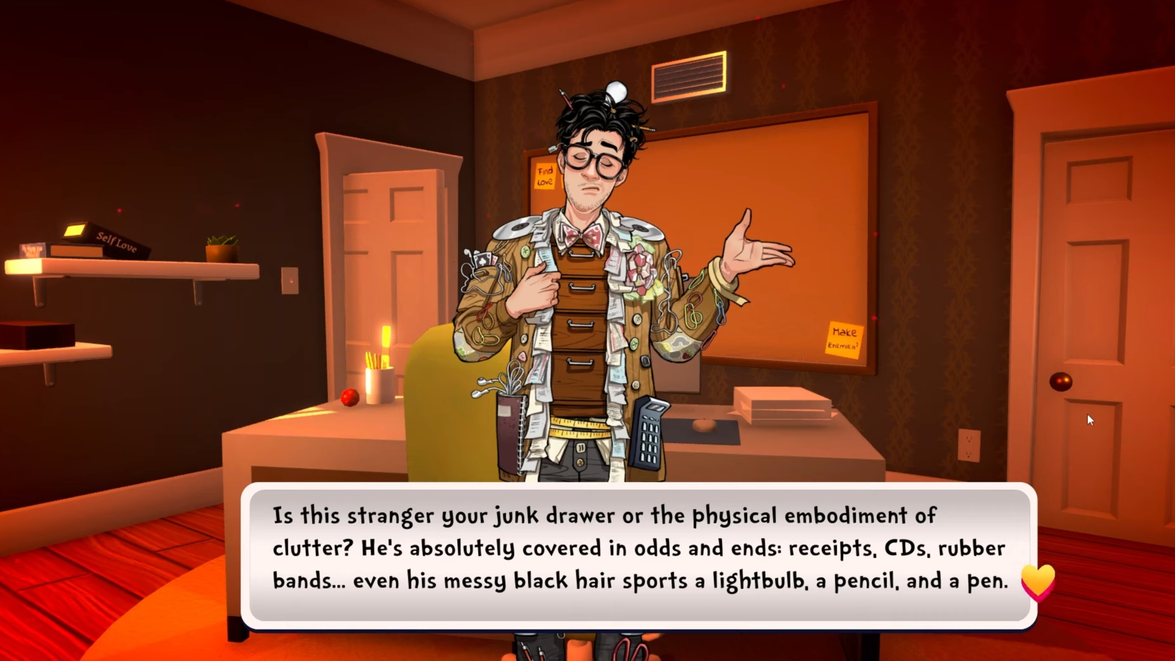 Jerry is a dateable character in Date Everything (Image via Team 17)