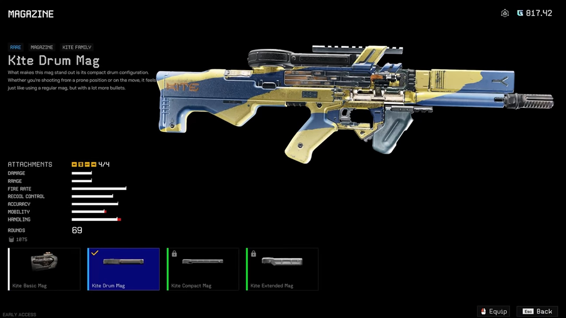 Kite SMG is one of the most chosen weapon in Off The Grid. (Source: Gunzilla Games | Codename RedDragon/YouTube)