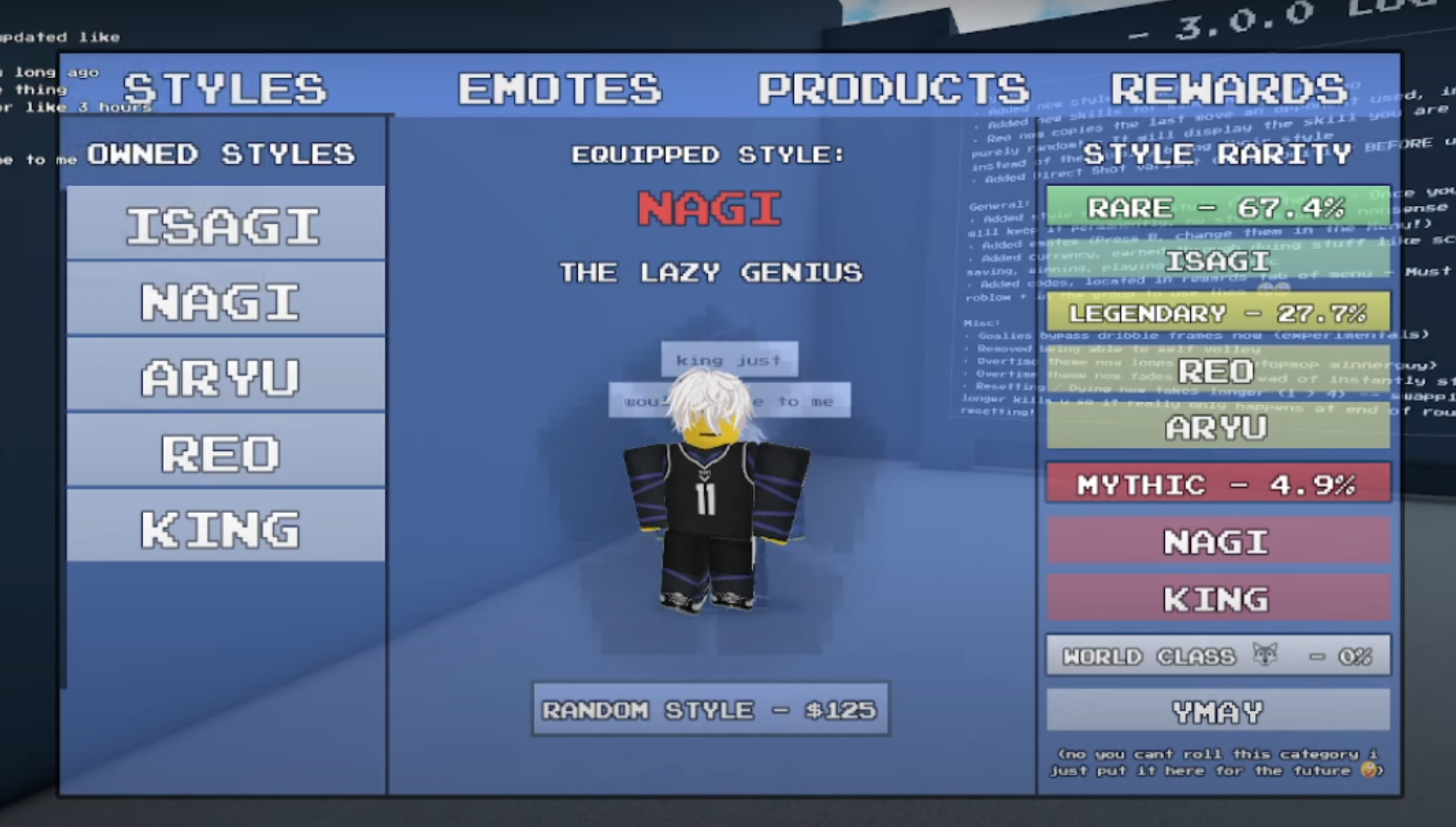 You can roll for Styles in the game (Image via ULTRA DICE | Roblox)
