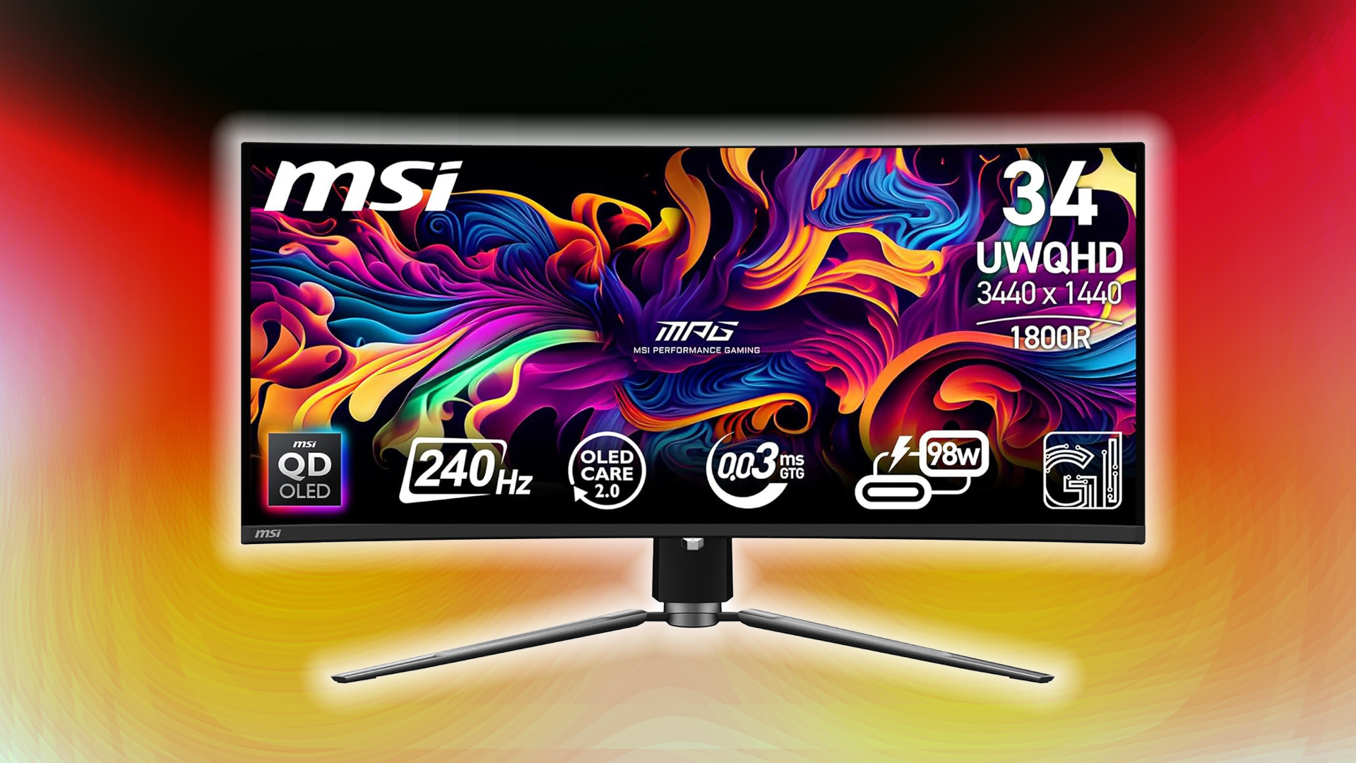 MSI Ultra wide 240hz gaming monitor