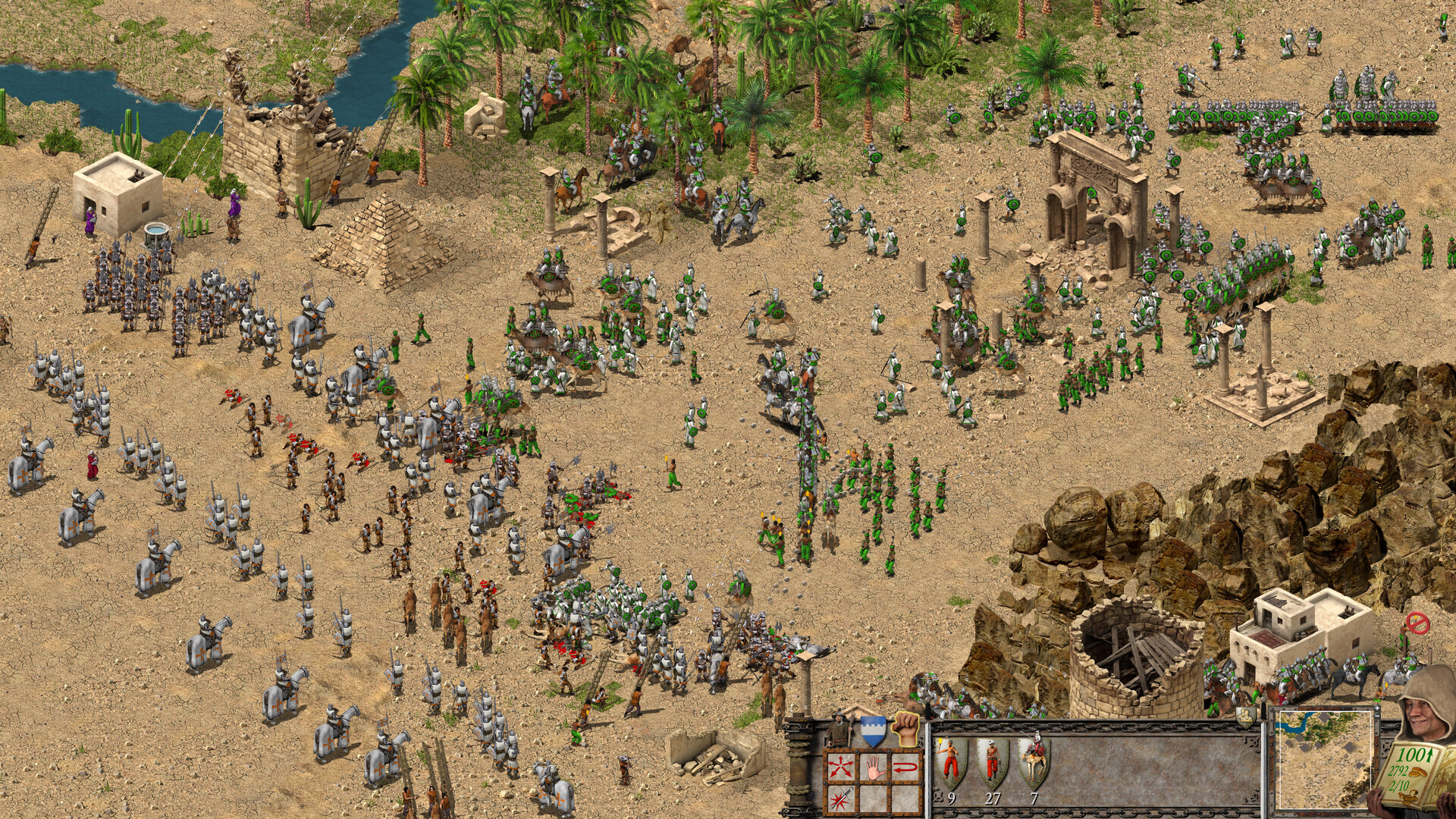 Stronghold Crusader Definitive Edition features 30 trophies in total (Image via FireFly Studios)
