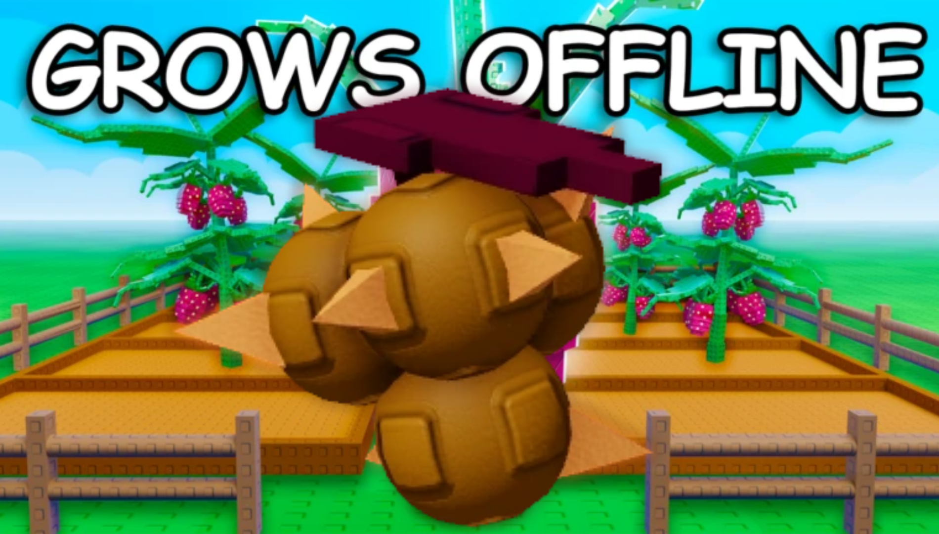The Twisted Tangle is a prickly type crop (Image via The Garden Game | Roblox)