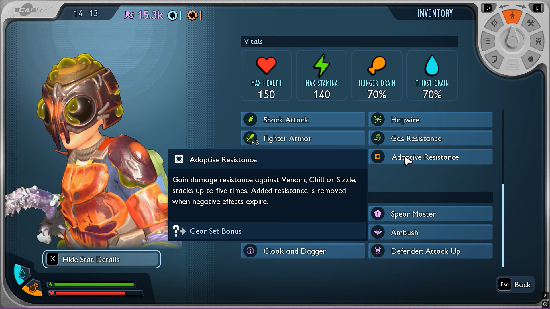Get resistance against conditions (Image via Xbox Game Studios | @CyberExodus/YouTube)