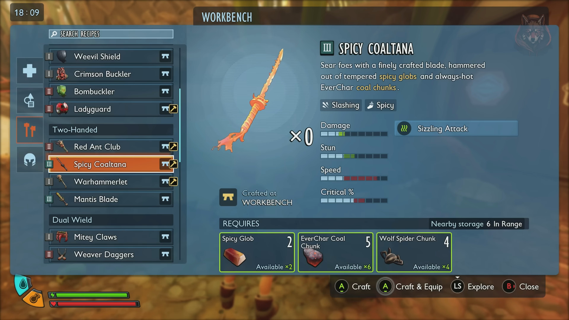 You will need to collect lots of materials to craft this sword (Image via Xbox Game Studios | @xLunarGaming/YouTube)