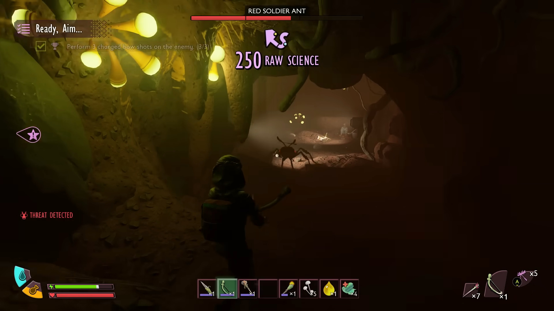 Defeat Red Ants to get the parts for this weapon (Image via Xbox Game Studios | @JadePGC/YouTube)
