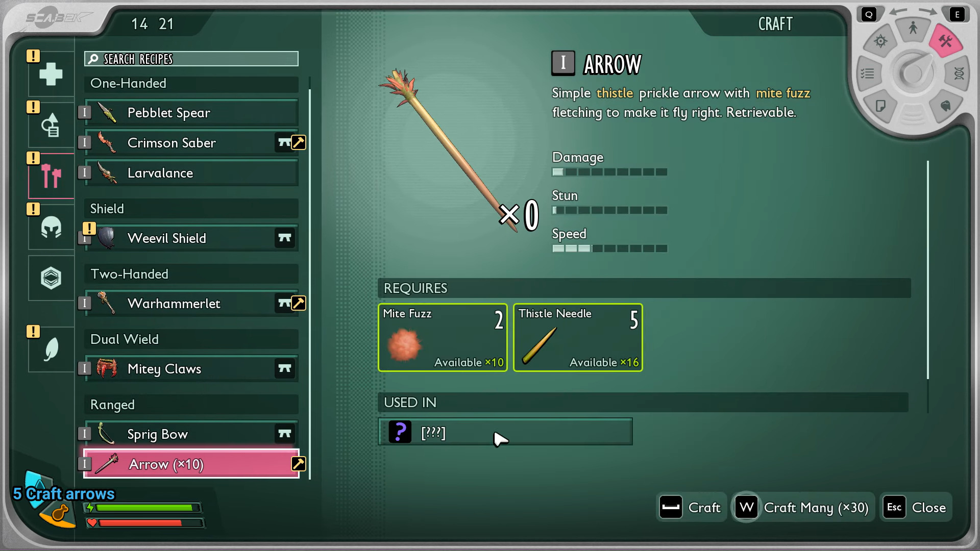 Arrow types ranked in Grounded 2 (Image via Xbox Game Studios | @ZaFrostPet/YouTube)
