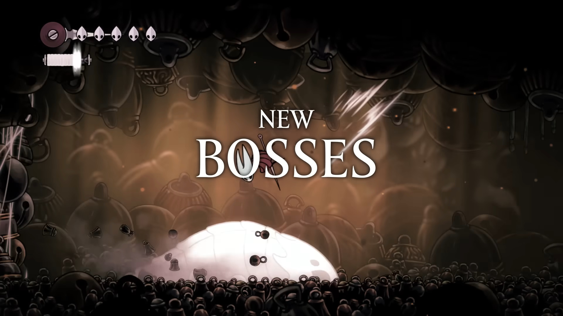 Take on new bosses in Silksong (Image via Team Cherry)