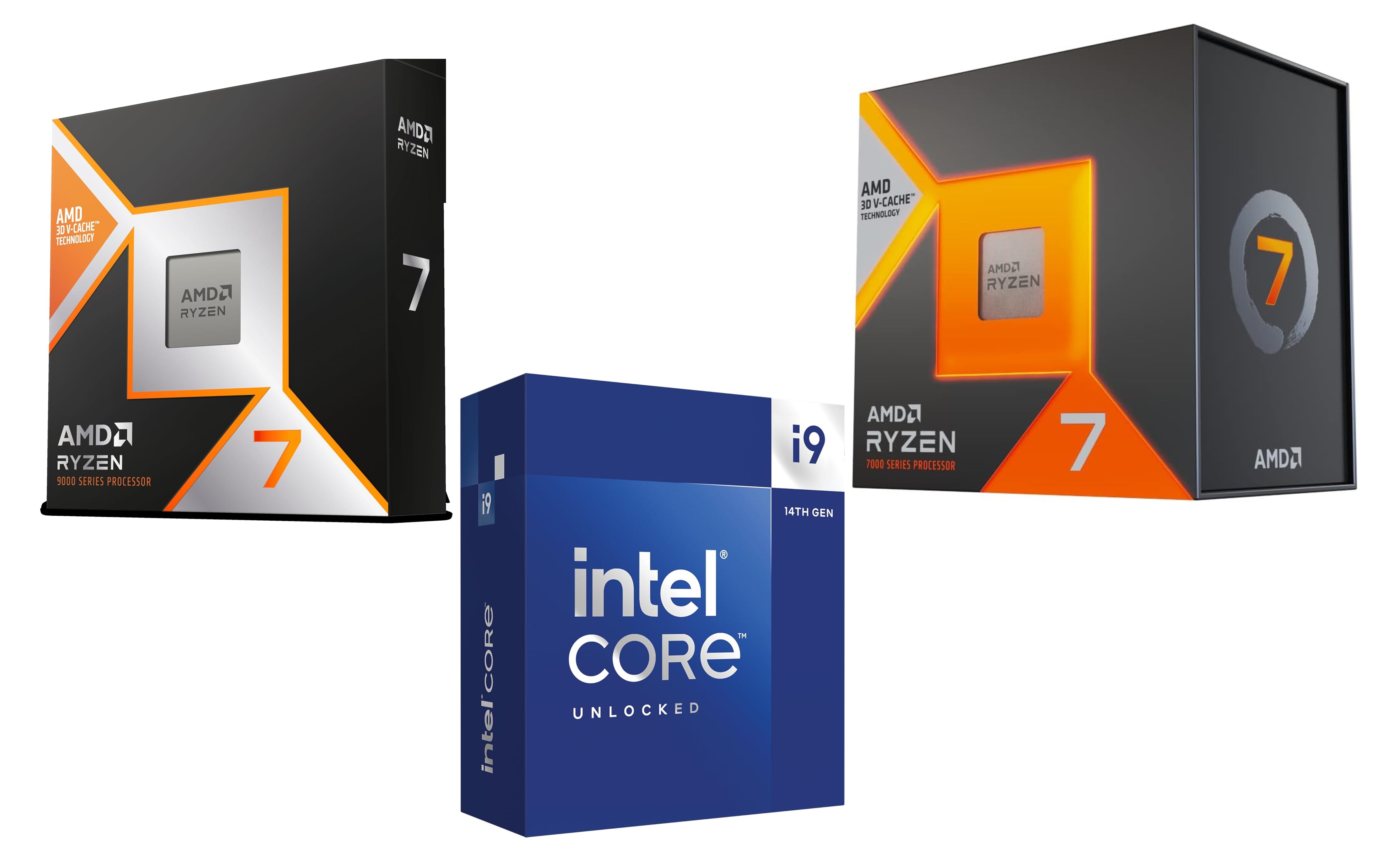 Picture of a collection of CPUs
