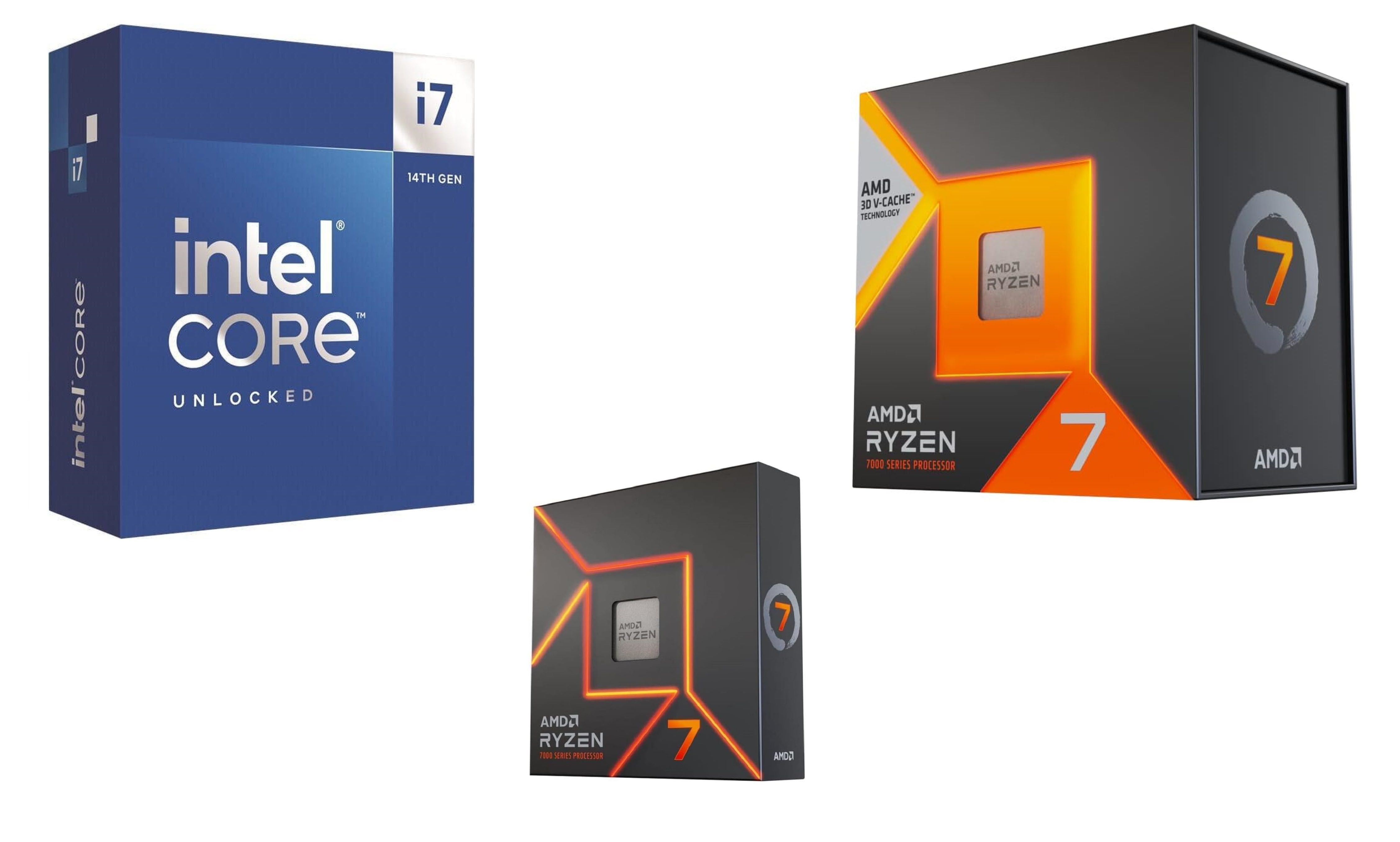 Picture of a collection of CPUs