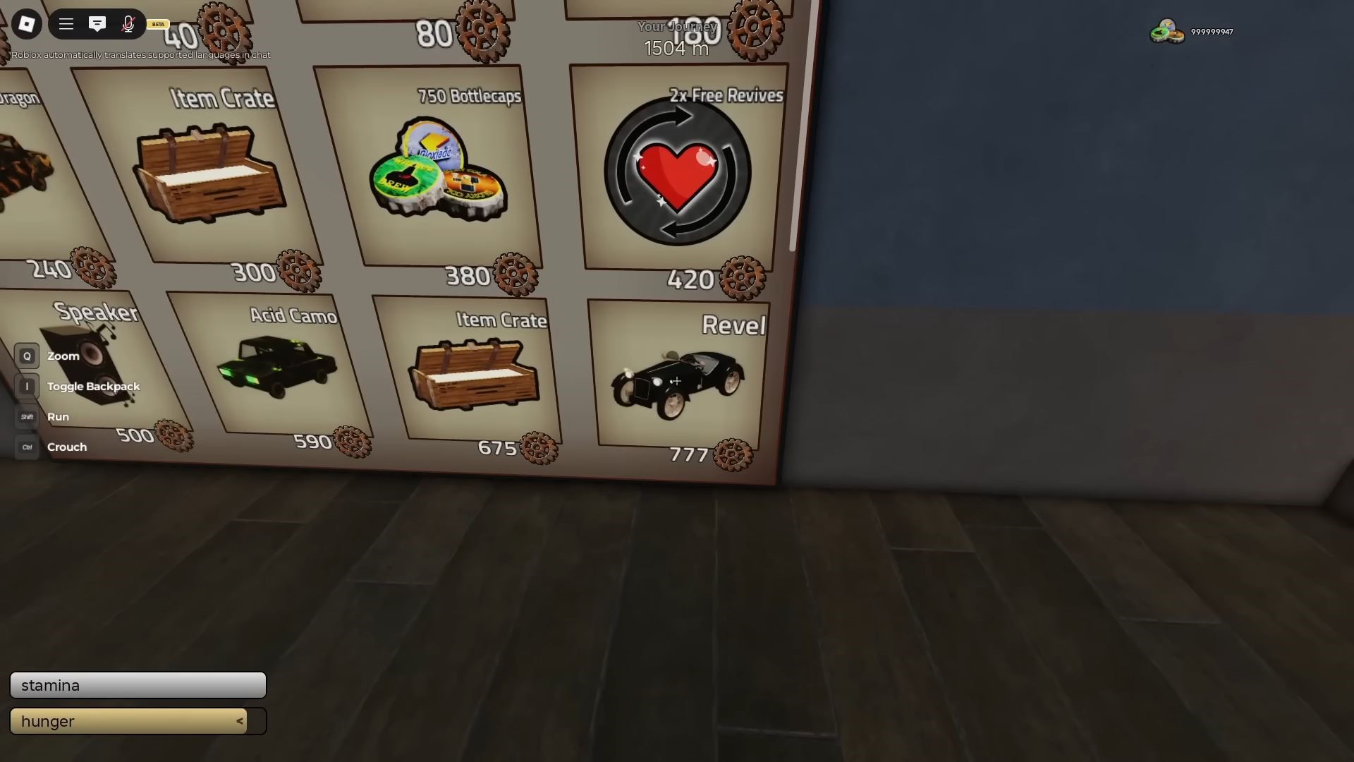 777 scarp point reward (Image via Roblox Corporation)