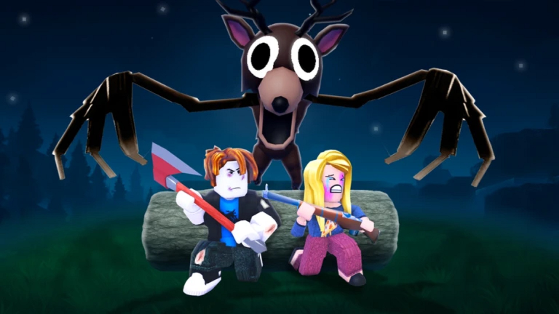 Snow Biome update for 99 Nights in the Forest (Image via Roblox)