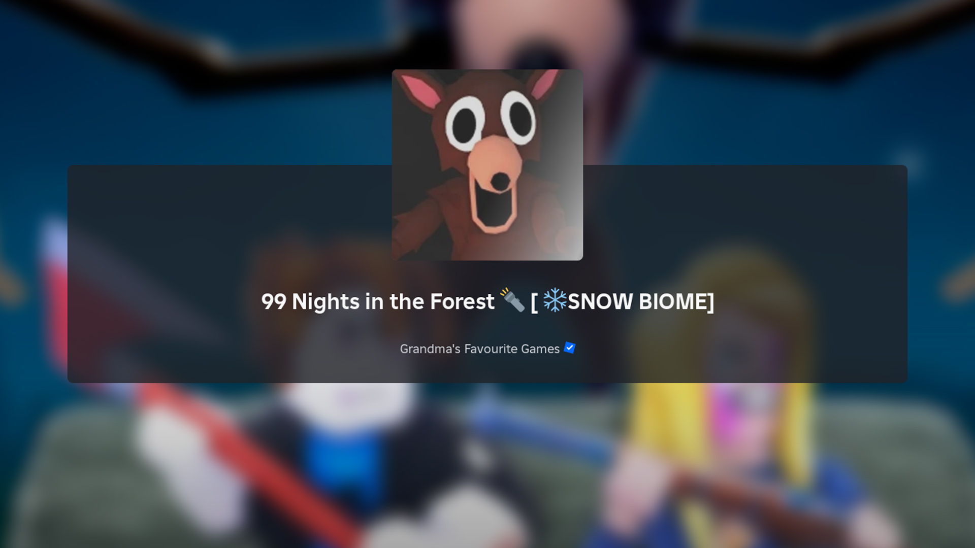 99 Nights in the Forest Wilderness Hunting (Image via Roblox Corporation)