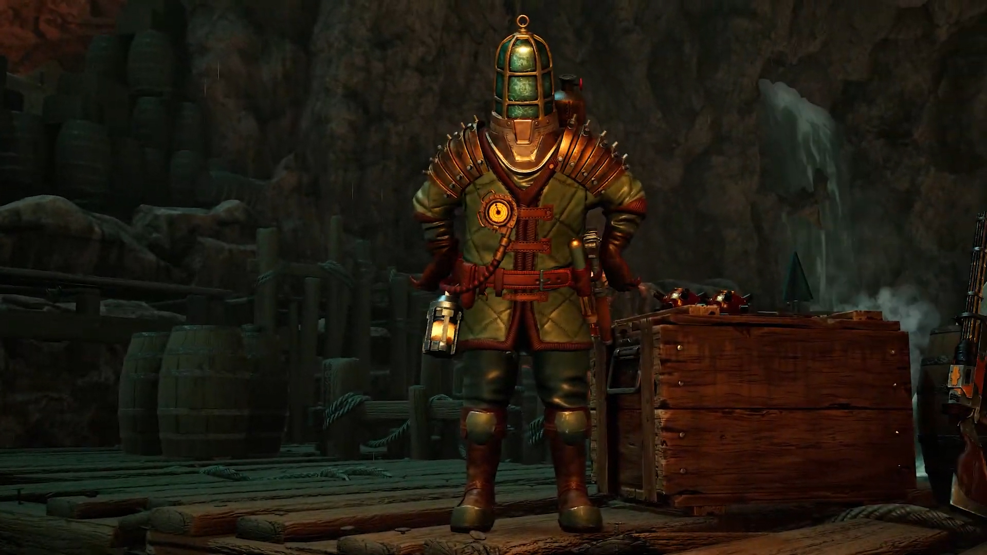 Cosmetics allow you to change your Brinehunter appearance