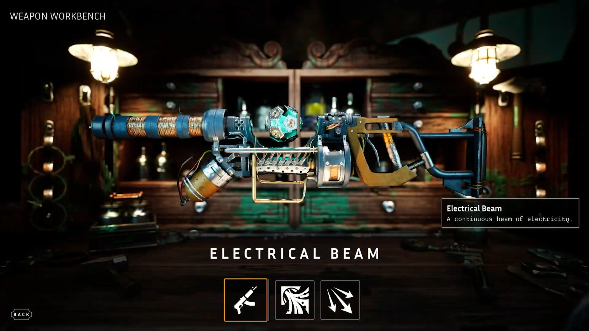 Defeat the mini-boss in the Gardens to get the Tesla Gun