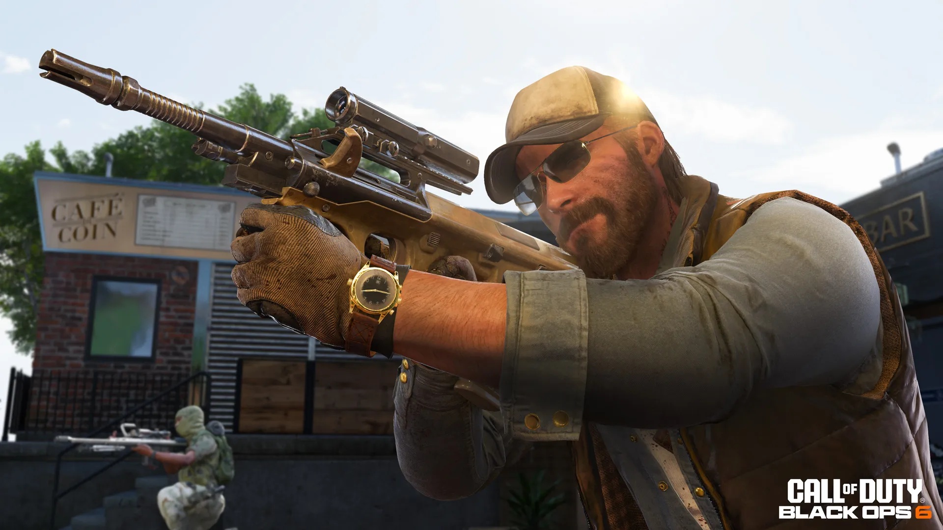 An Operator in the Aim High mode in Black Ops 6