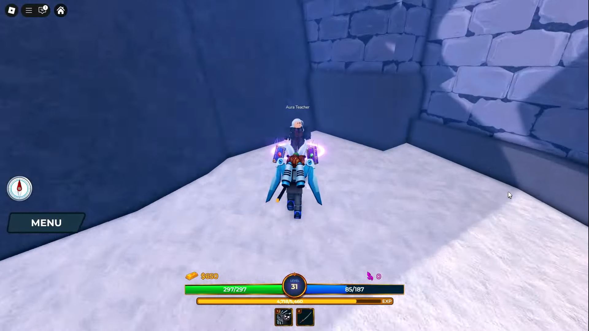 Aura Teacher NPC (Image via Roblox)