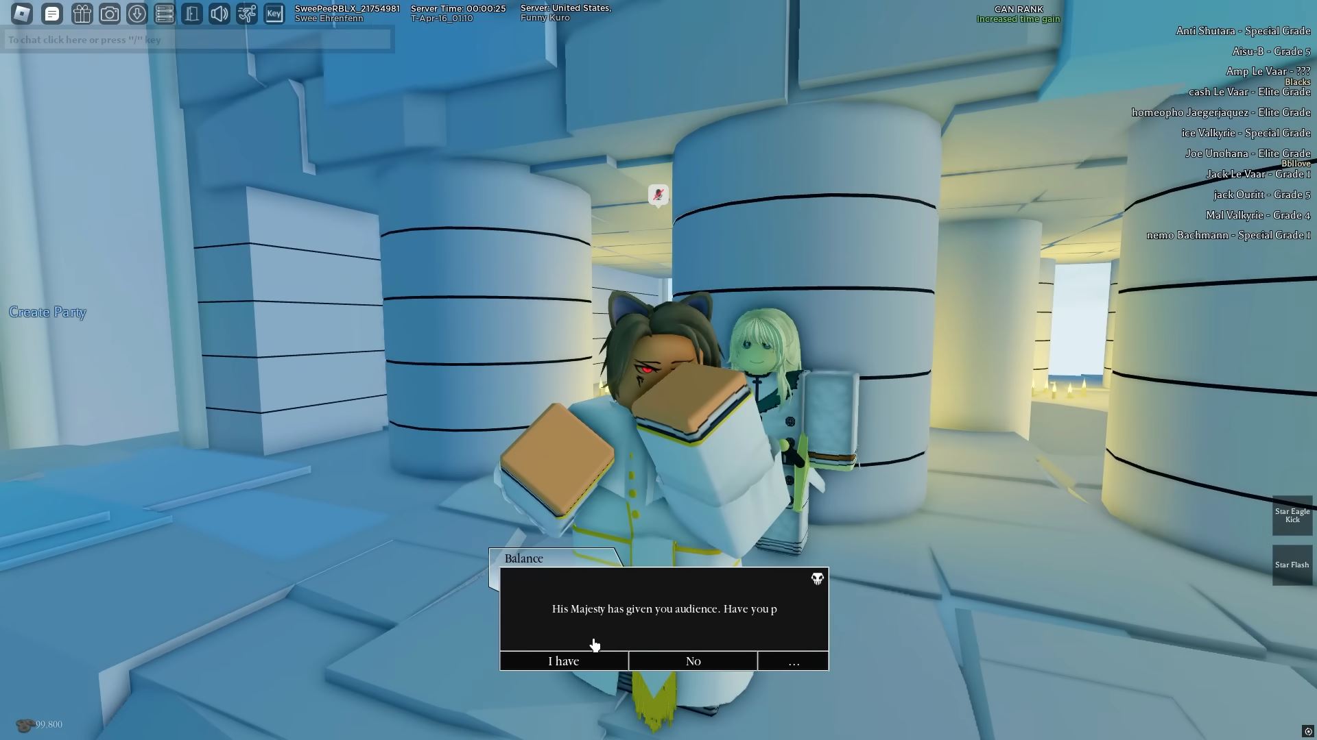 Balance NPC (Image via Roblox)