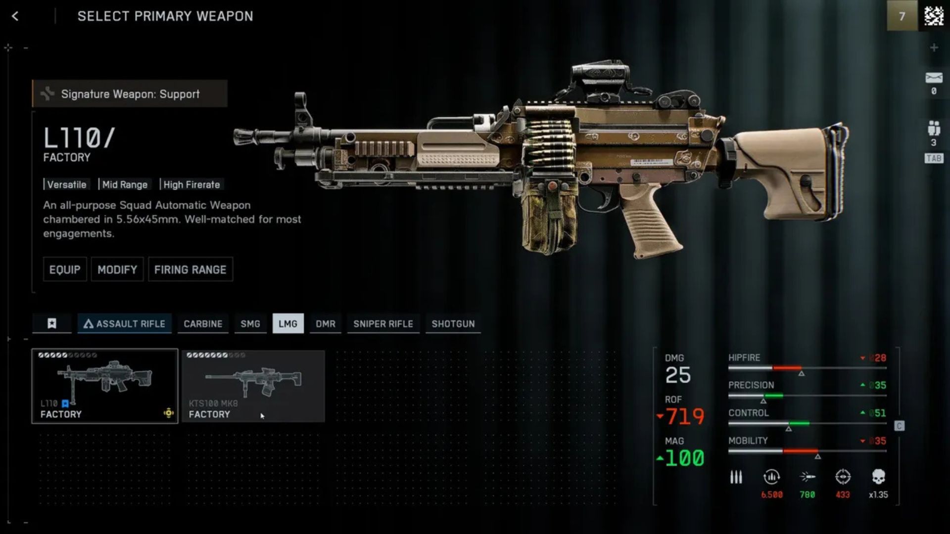 Battlefield 6 LMG (Image via Electronic Arts)