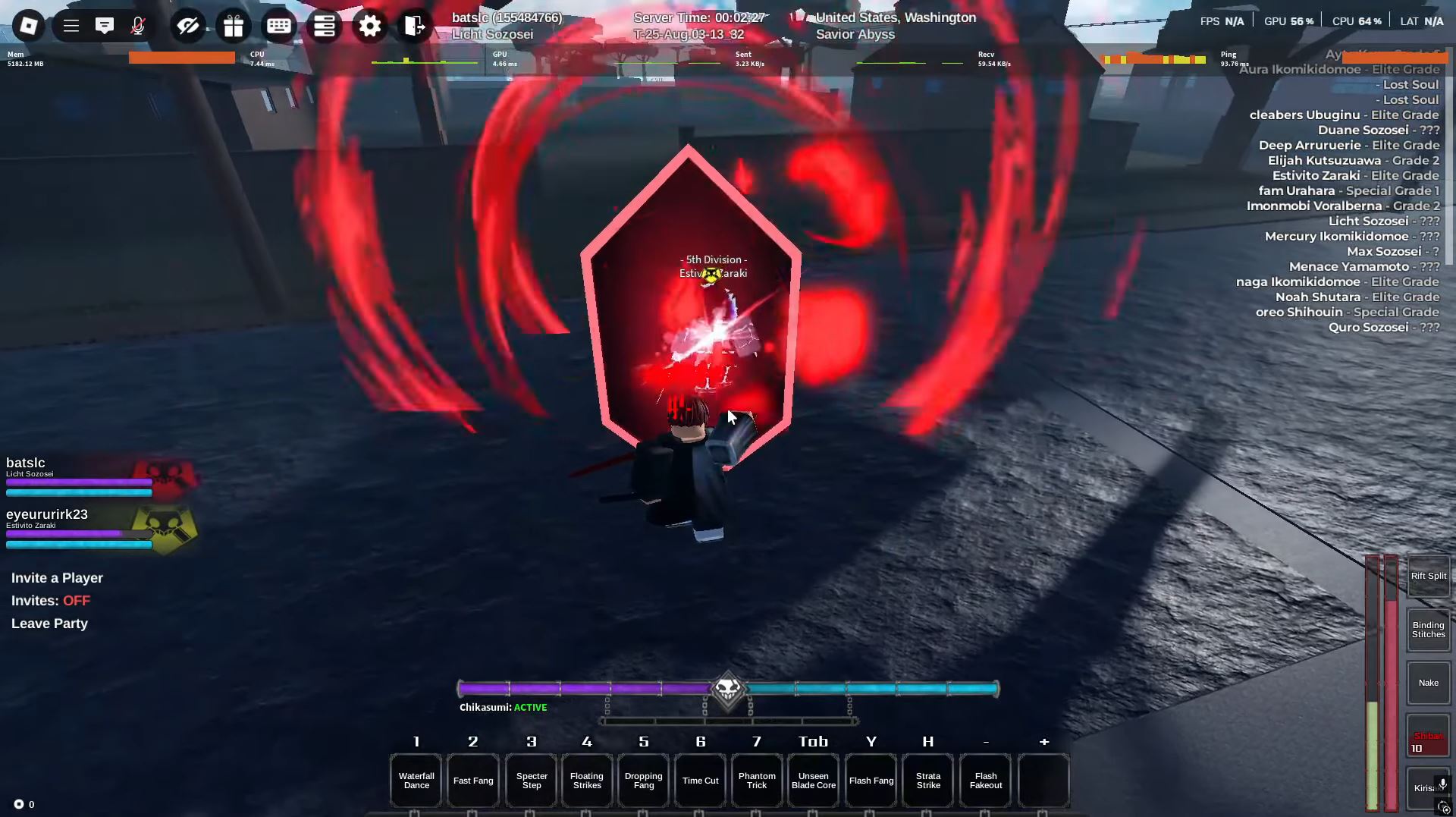 Benihime attacks (Image via Roblox)