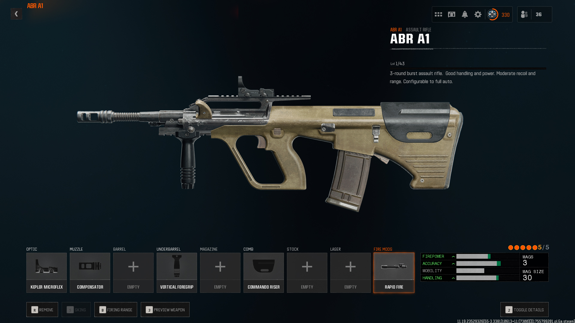 Best ABR A1 loadout for Black Ops 6