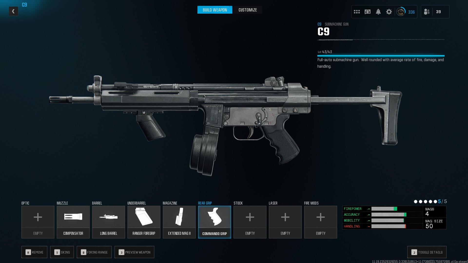 Best C9 SMG loadout for Warzone Season 5