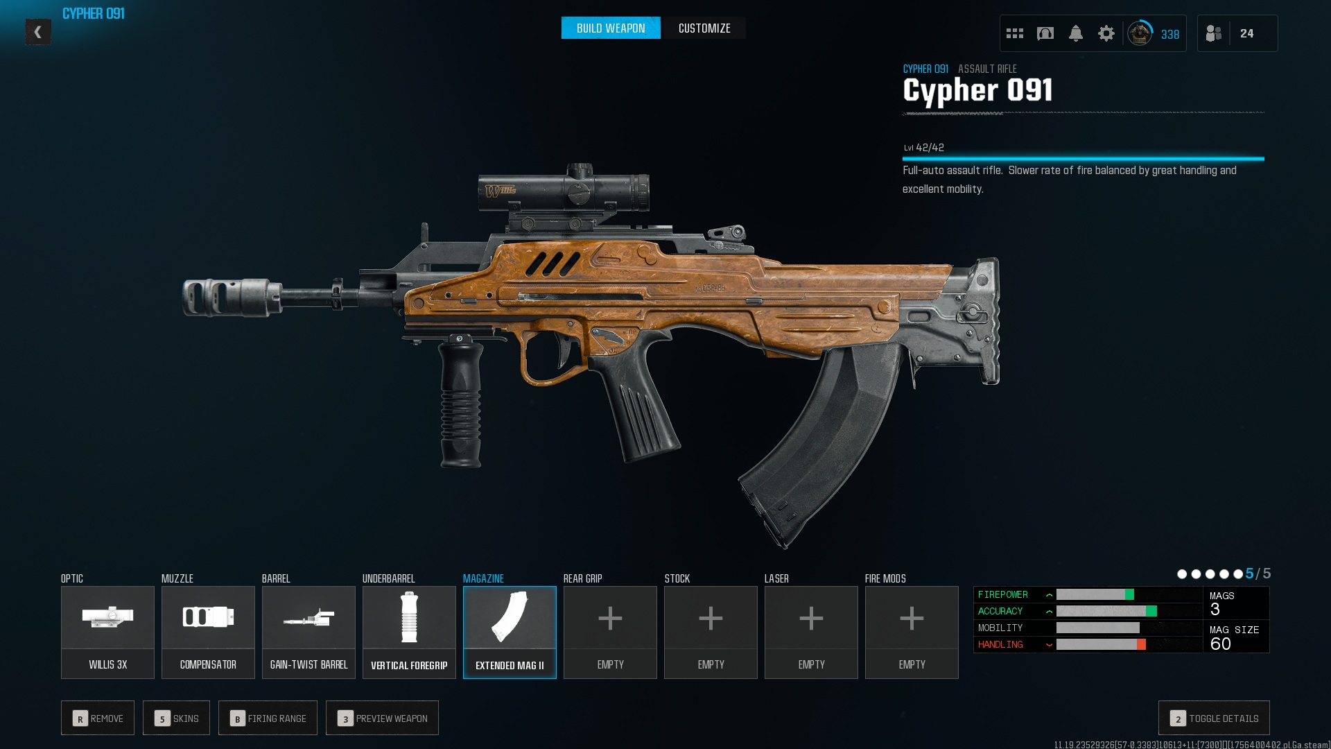 Best Cypher 091 Assault Rifle loadout for Warzone Season 5
