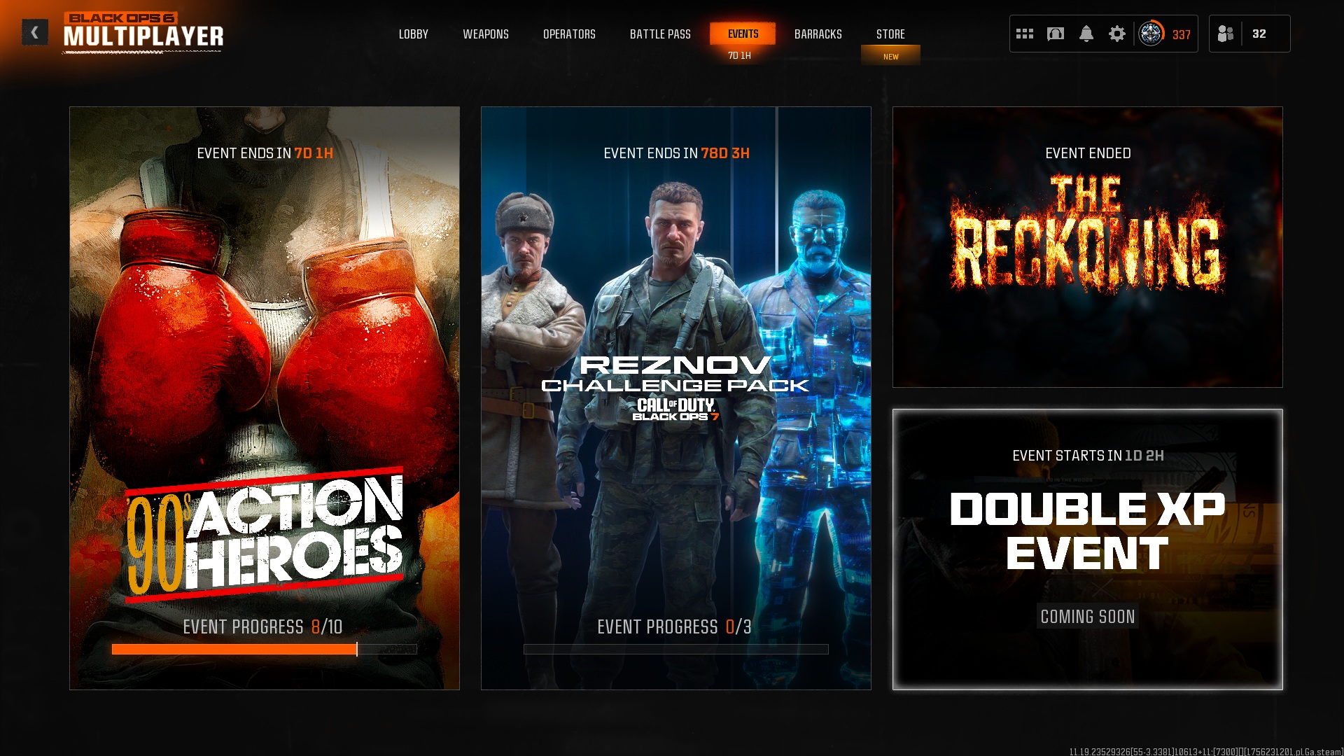 Black Ops 6 and Warzone Double XP Weekend start date