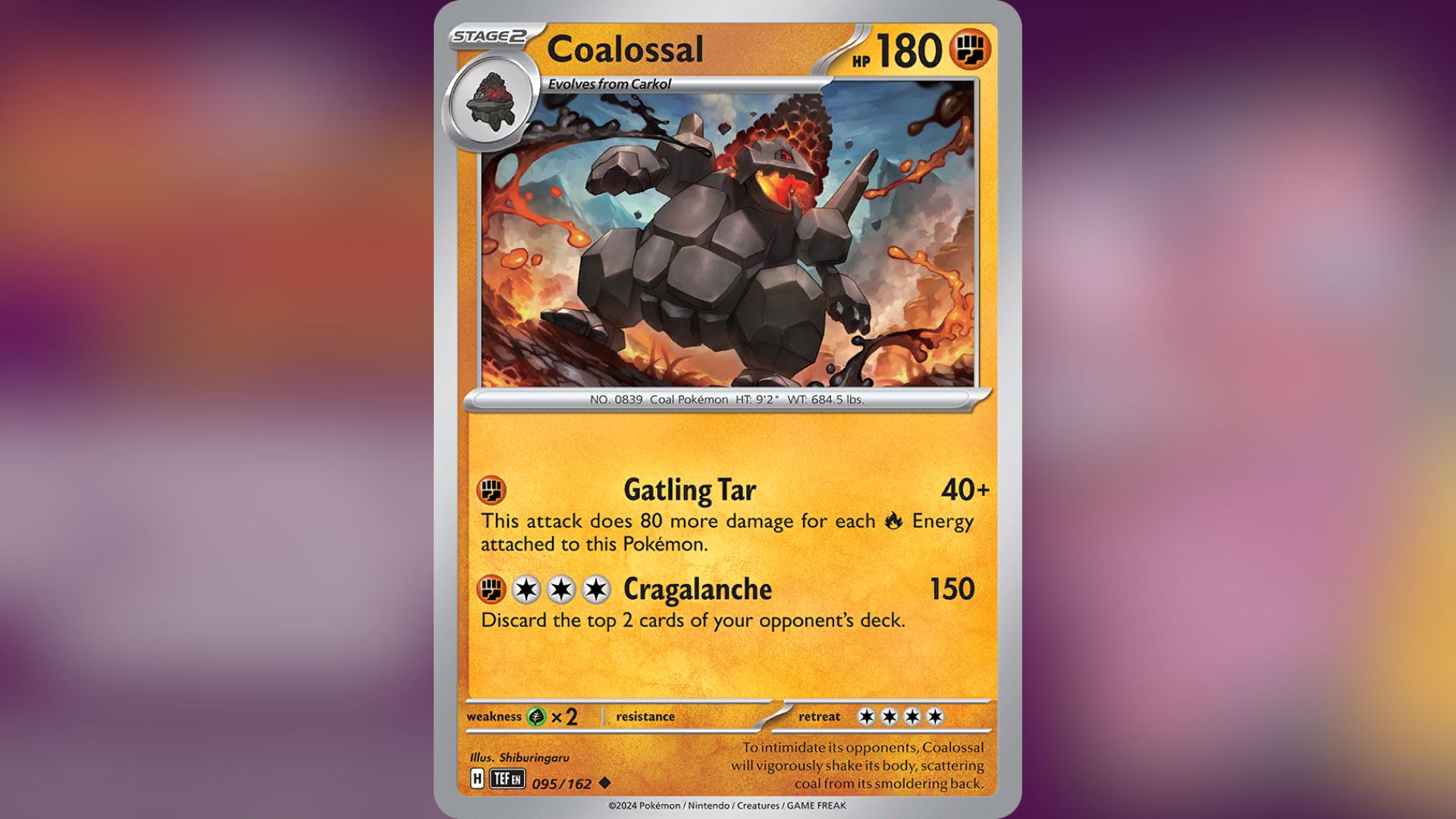 Coalossal from Temporal Forces (Image via TPC)