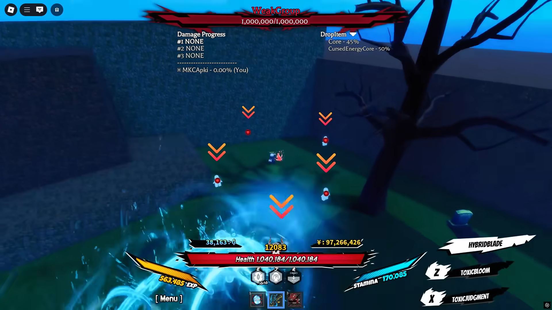 Cursed Spirits (Image via Roblox)