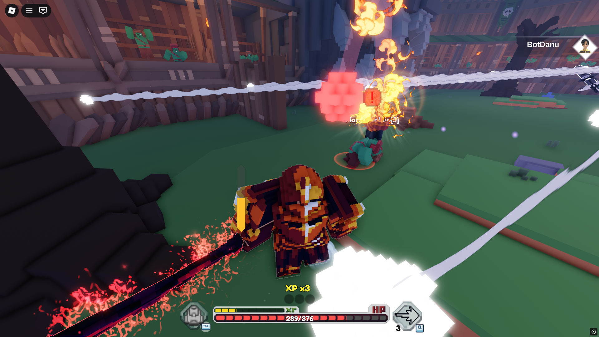 Avoiding Damage (Image via Roblox)