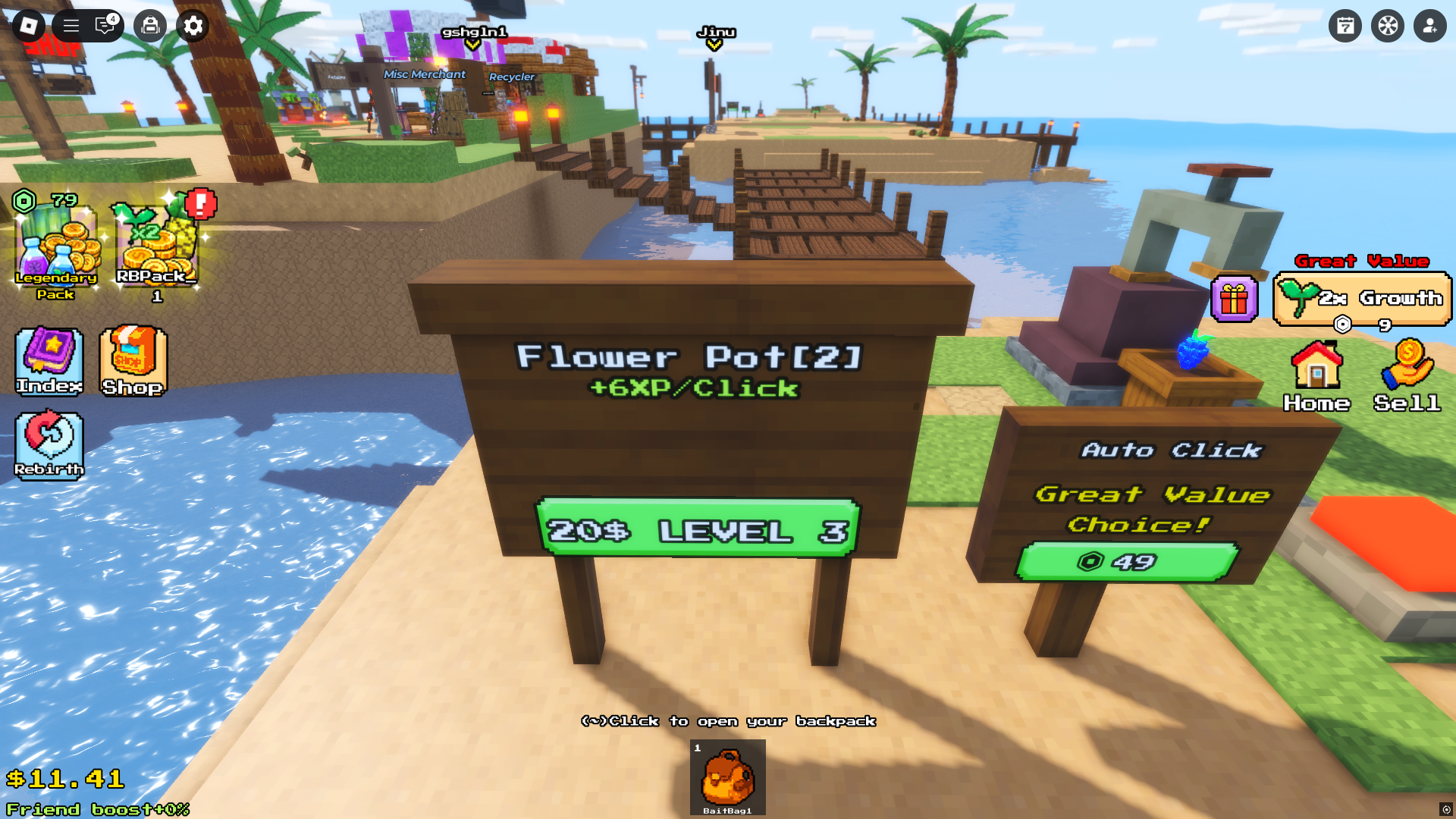 Upgrading base (Image via Roblox)