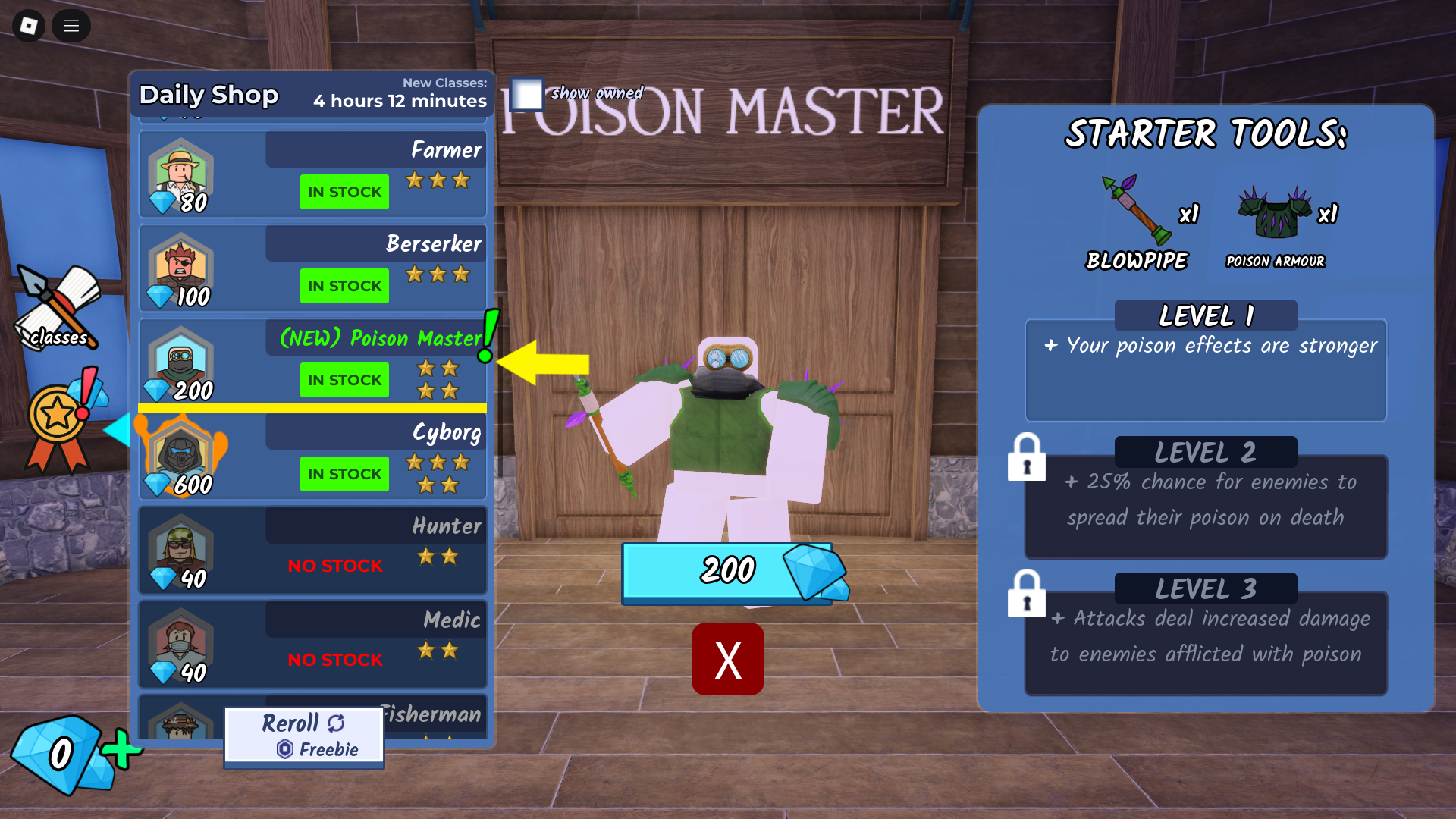Poison Master (Image via Roblox Corporation)
