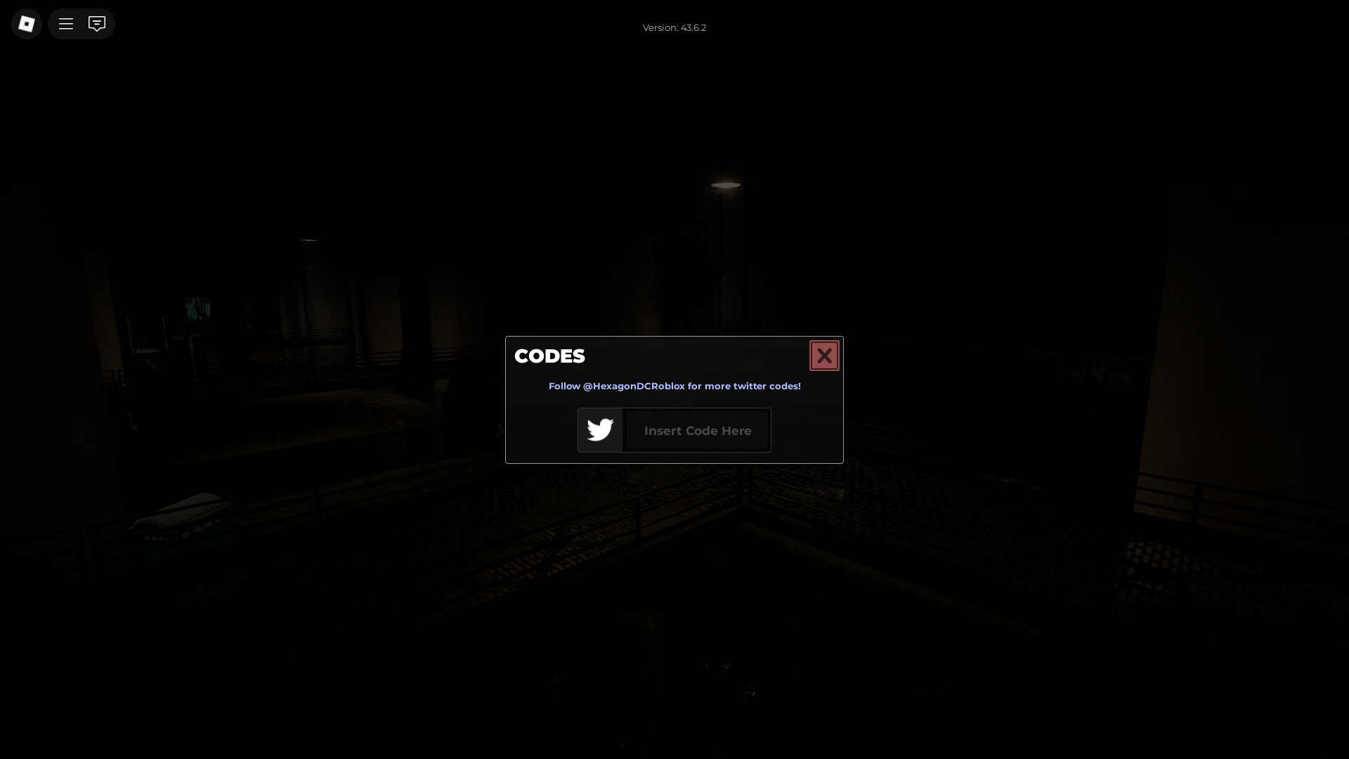 Redeeming codes (Image via Roblox Corporation)