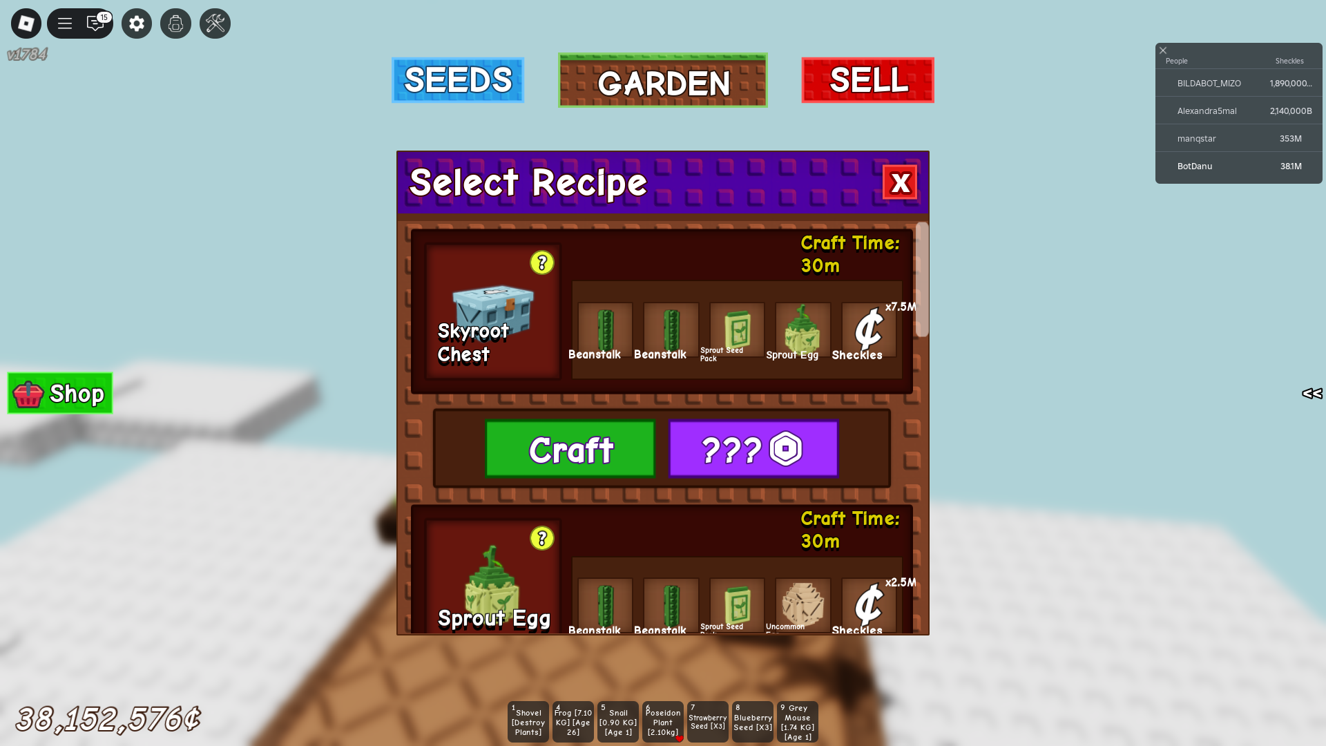 Skyroot Chest (Image via Roblox Corporation)